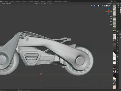 VISION MOTOCYCLES Low-poly 3D model