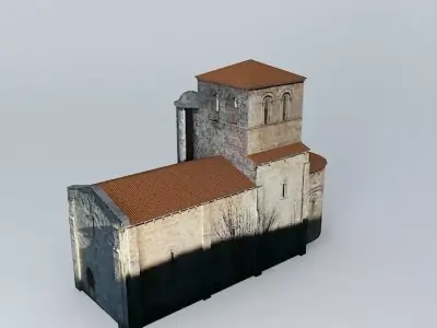 Chapel Our Lady of the Valley Free 3D model