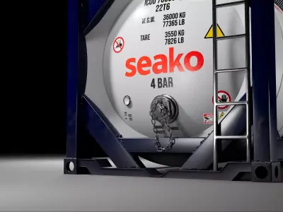 ISO Tank Container  3D model