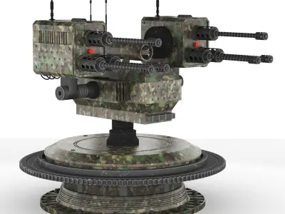 Harpag Defence Robot Low-poly 3D model