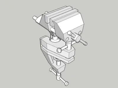 Rotary vise 3D model