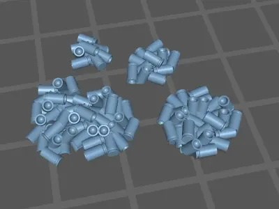 Bullet casing pile  3D print model