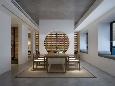 office room 3D model 24