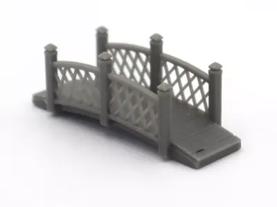 HO Small bridge 1 train model  3D print model