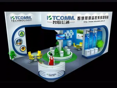 Exhibition - Area - 6X9-3DMAX2011-07 3D model