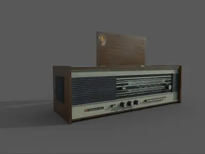 Radiola Cantata204 USSR Free 3D model