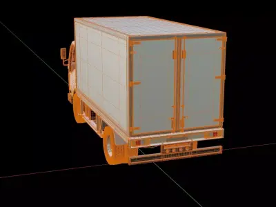 Mazda Titan Box Truck 3D model
