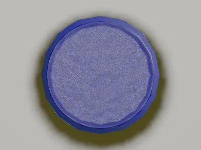 Plastic Tight Head Drum 01 30L Low-poly 3D model