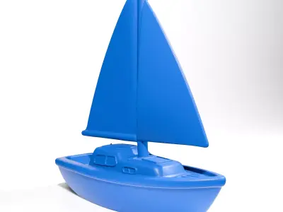 Toy boats 3D print model