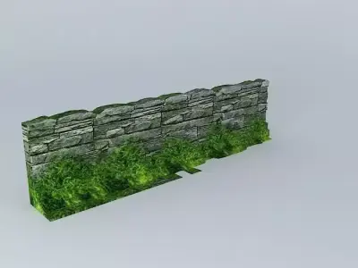 Eco Rail 3D Wall No.2 Old Steam Days Free 3D model
