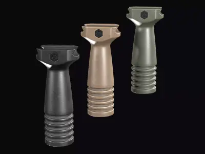 ERGO Pop Bottle Vertical Forward Grip Low-poly 3D model