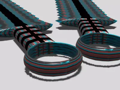 EPEE DE COMBAT Low-poly 3D model