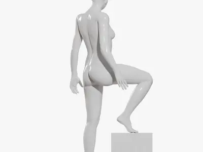  Female mannequin pose 7 PBR 