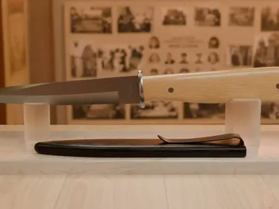 German Trench Knife - Game Ready PBR Historically Accurate Low-poly 3D model