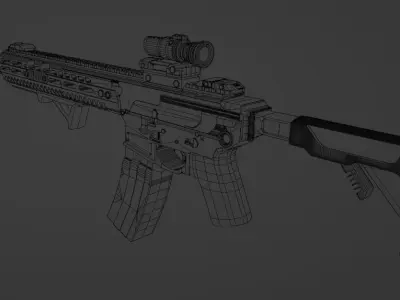 M13 Rifle Free 3D model