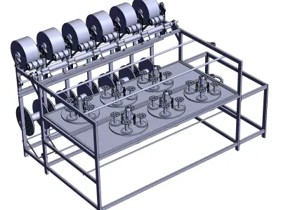 Automatic Plastic Machine  3D model