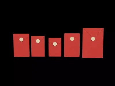 Red Envelope 3D model