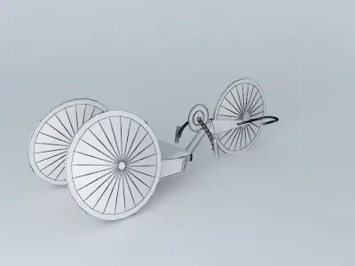 HANDCYCLE MODEL FOR WOUNDED WARRIOR PROJECT 3D model