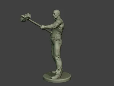Bill HammerMan BH1 0002 3D print model