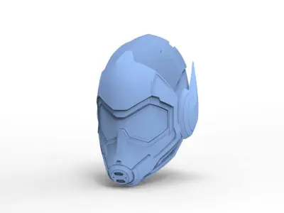 Wasp Female Helmet  3D model