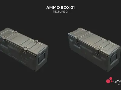 Army Ammo Box 3D model