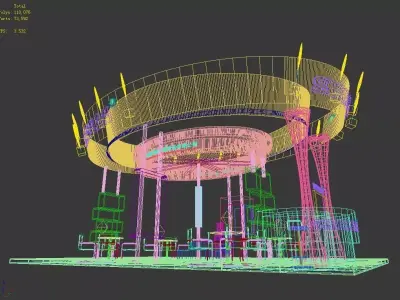 Exhibition - Area -6X9-3DMAX2009-037 3D model