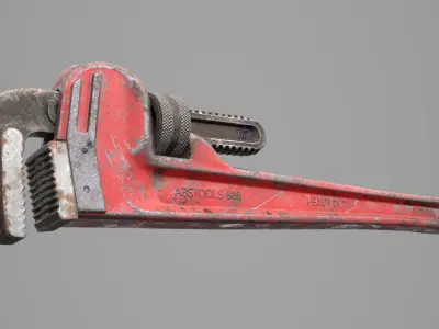 Game Ready Wrench Low-poly 3D model