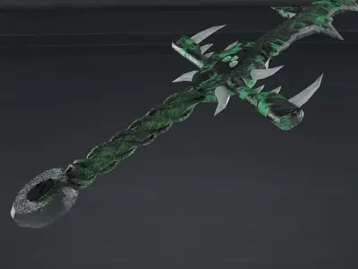 Magic Sword Low-poly 3D model