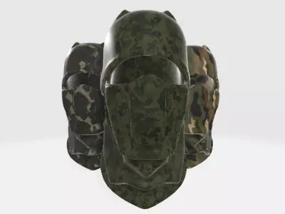 Military Tactical Balaclava Low-poly 3D model