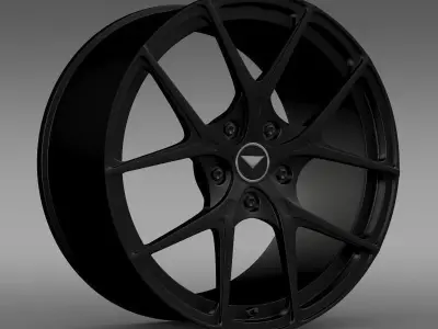 Porsche 991 v gt 2014 rim 3D model