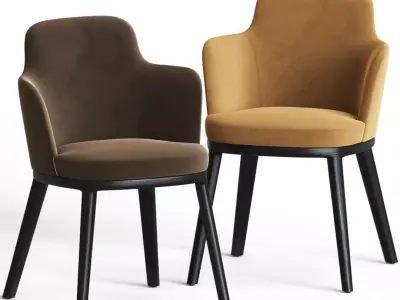 Lucylle Dining Chair Lemamobili 3D model