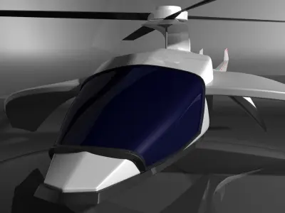 Future Helicopter 3D model purchase