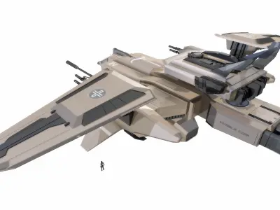 AIRCRAFT 039 CANNON TYPE 3D model