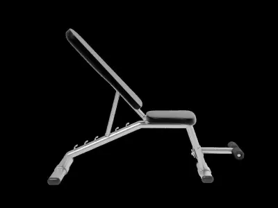 Modern Benchpress machine 3D model