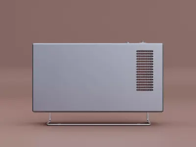 Electric Convector Free low-poly 3D model