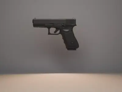 Modern Tactical Auto Pistol 3D model