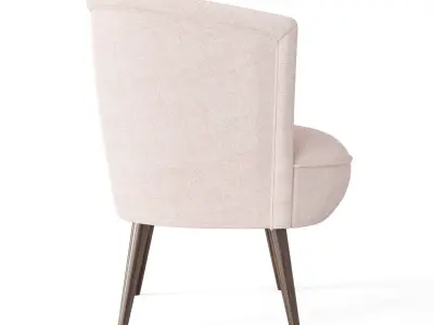 Nora Chair Low-poly 3D model