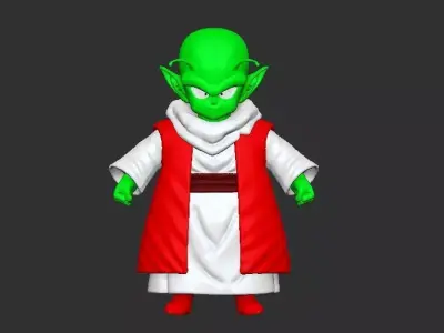 Dende - Dragon Ball - 3d model - Print - Split part 3D print model