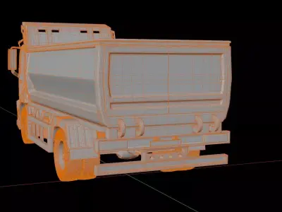 Isuzu Giga Tractor Dump Truck 3D model