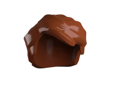 Custom3Dprint Minifigure Accessory - Minifigure Hair S2 - 105 3D print model