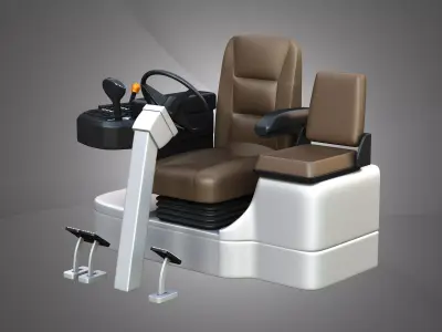 Interior - Combine 1688  3D model