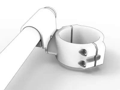 Woodcraft Clip-On Handlebars 3D model