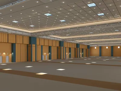Congress Center Hall 3D model
