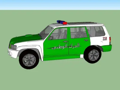 gendarmerie car 3D model
