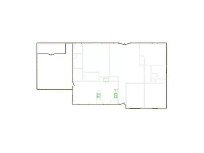 Simple Exterior Sketch by Interior - 2001-2500 SF - Xactimate 3D model