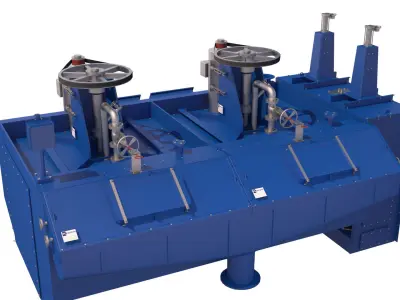 celda flotacion moly  3D model