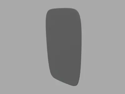 Car Door Handle 06 Low-poly 3D model