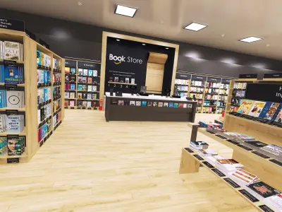 Book Store 3D model