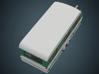 Caravan 1A Low-poly 3D model