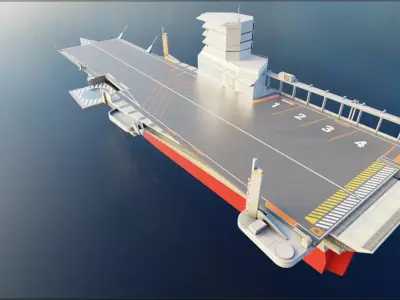 Light Carrier Low-poly 3D model